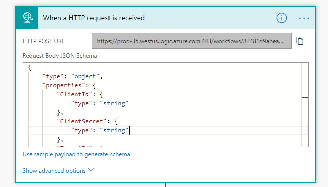 Microsoft Flow - Call One Workflow Inside Other Workflow Using REST API
